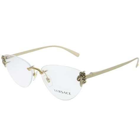 versace eyeglasses pink|versace rimless glasses for women.